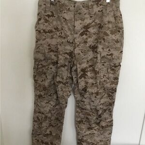 US Navy Nwu type ii desert camo combat trousers size large regular